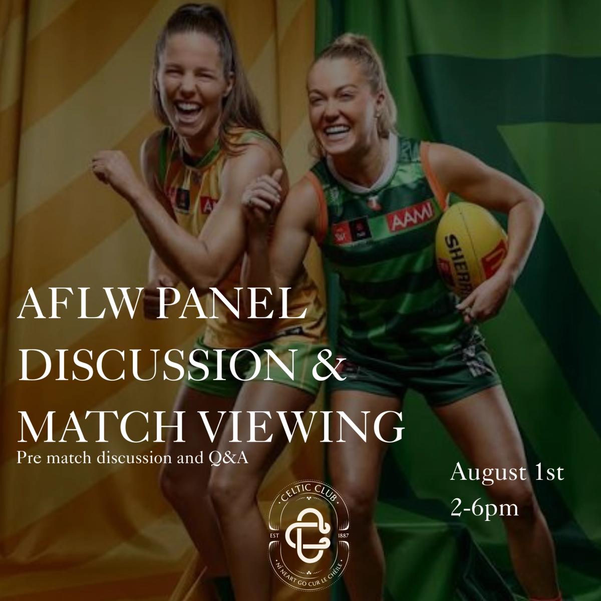 AFLW: From Ireland to Australia – Panel Discussion & Match Day Viewing