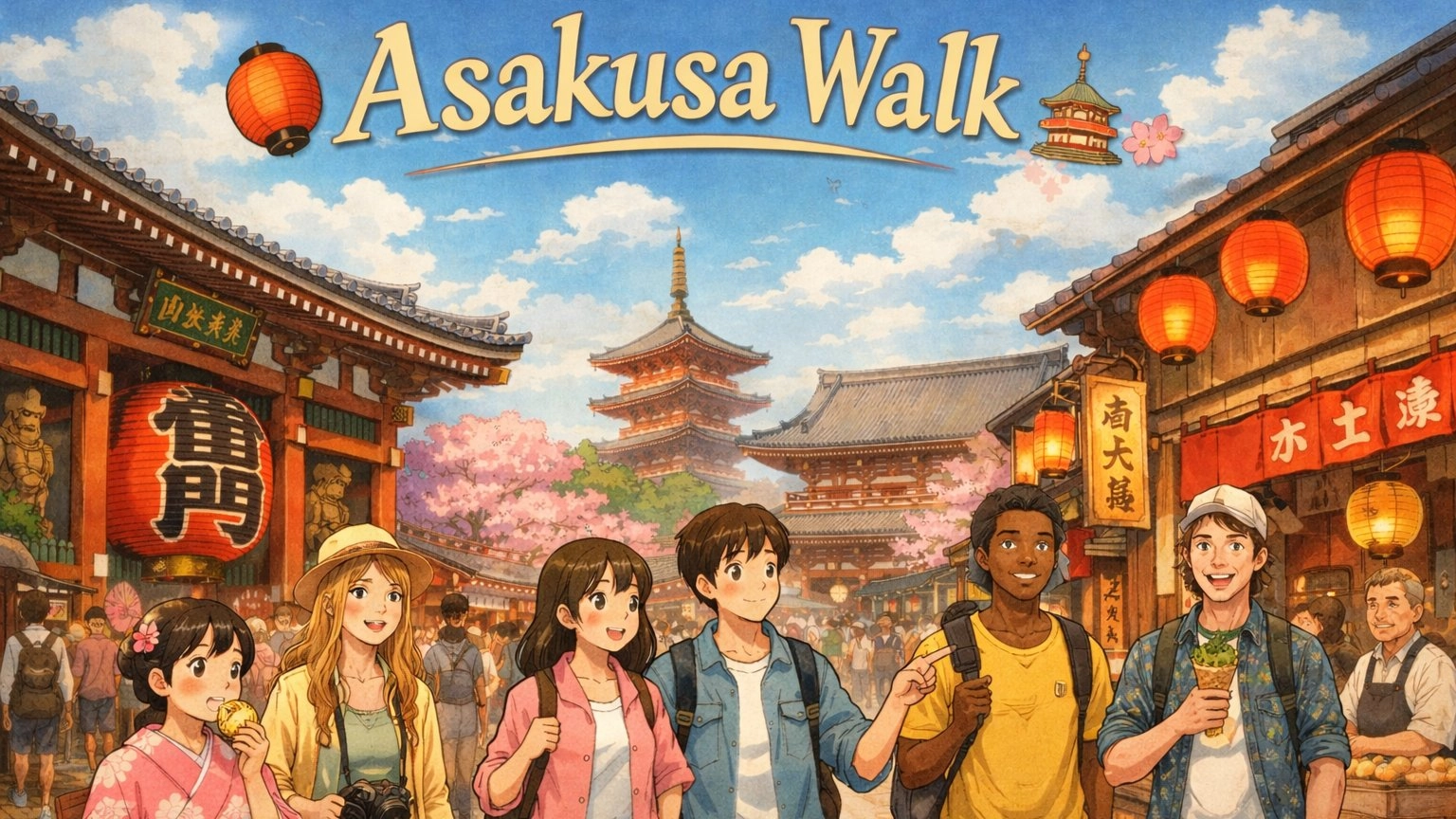 đźâ©ïž Asakusa Walk đ¶ââïžđ¶ââïž Explore Traditional Tokyo âš