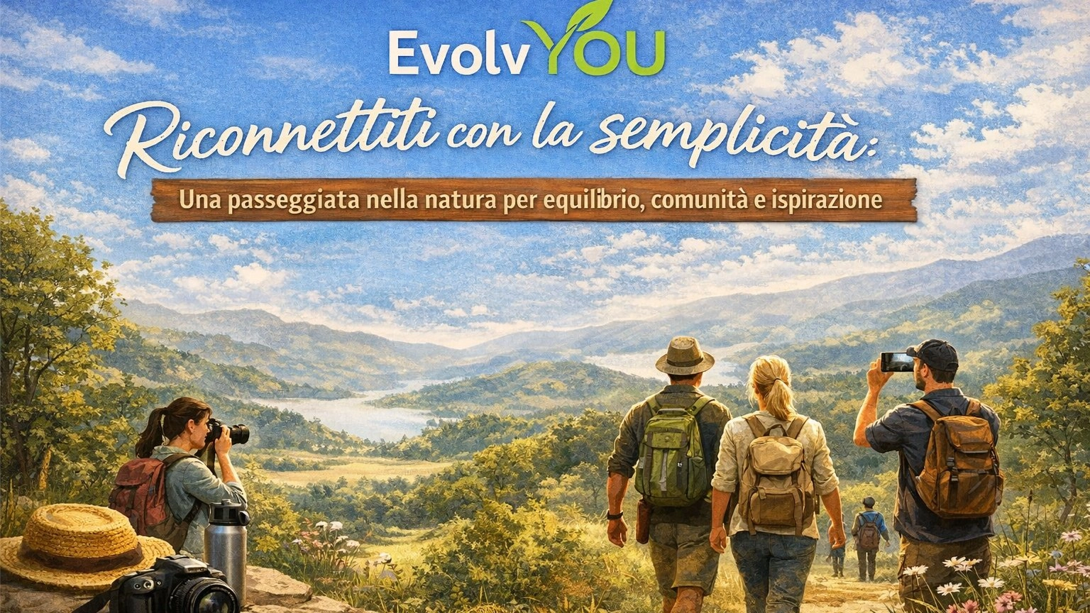 Riconnettiti con la natura: una passeggiata per ispirarsi e fare community