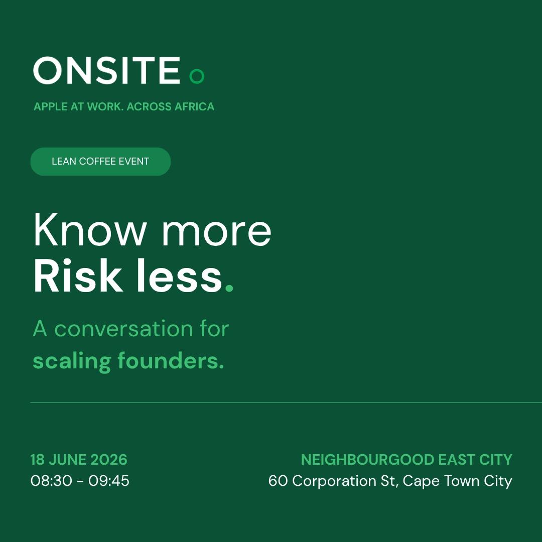 Know More, Risk Less. - A lean coffee meet-up for scaling founders.