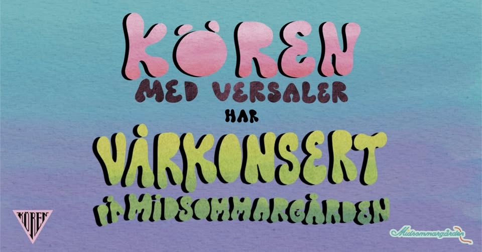 Vårkonsert KÖREN med versaler