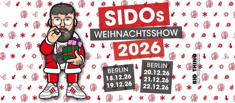 SIDOs WEIHNACHTSSHOW 2026 l 12.12. Berlin