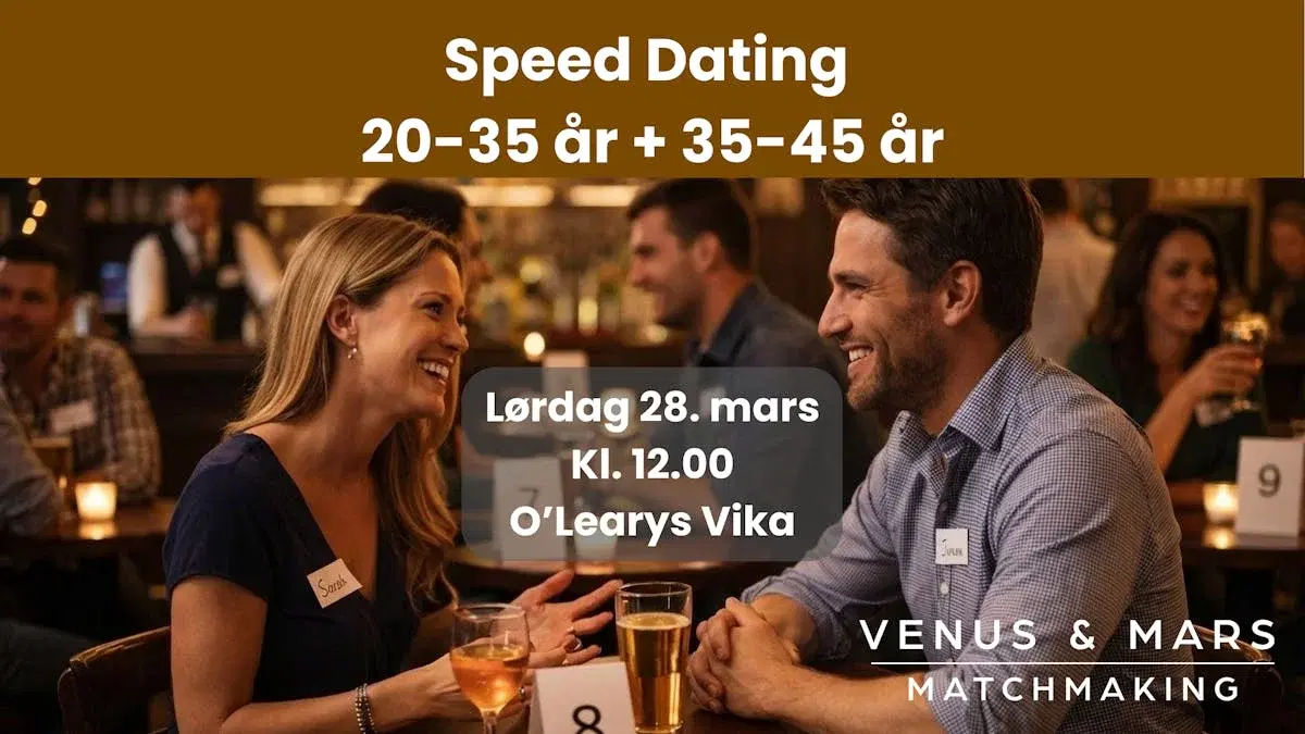 Speed Dating 20-35 år + 35-45 år