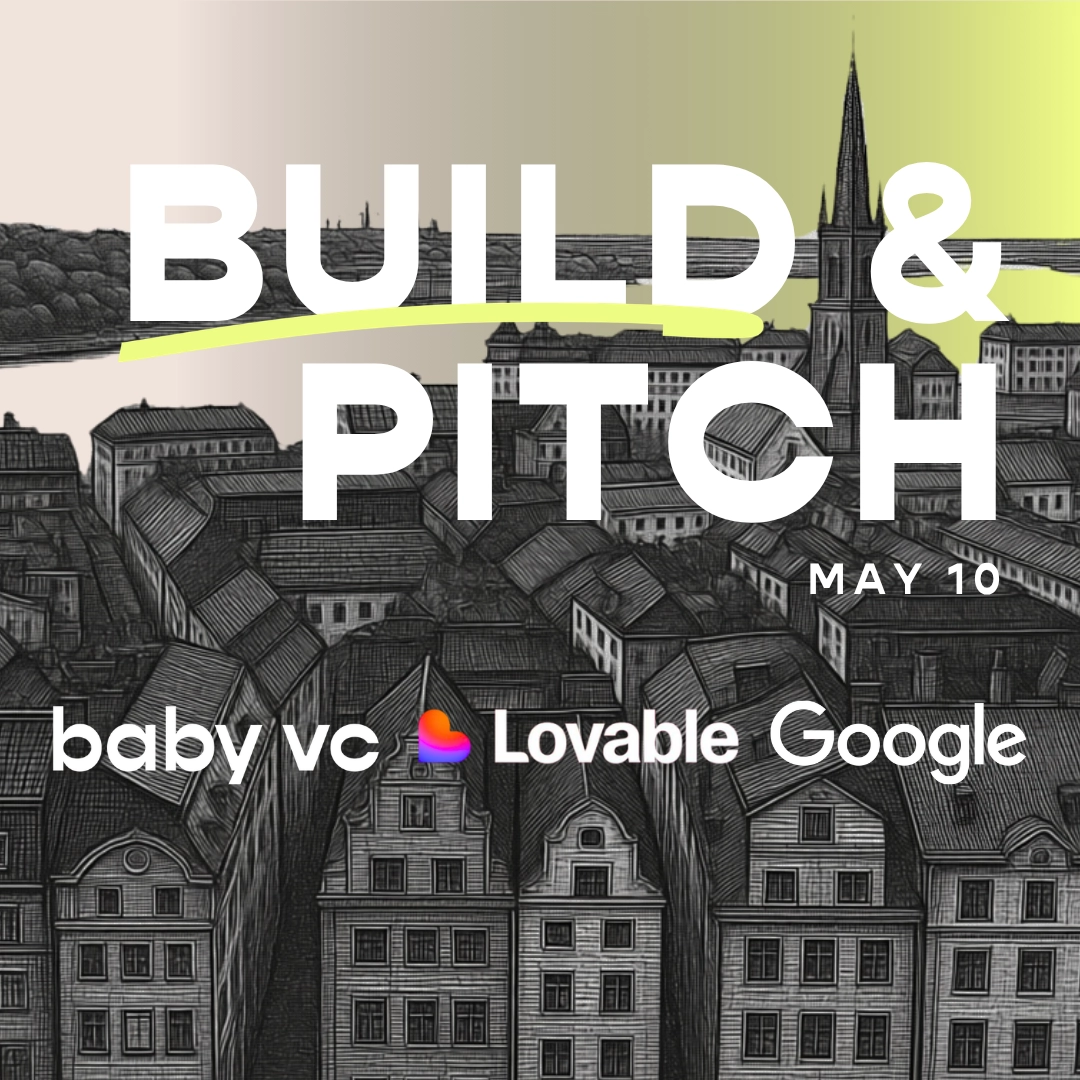 Build & Pitch: baby vc x Lovable x Google Hackathon