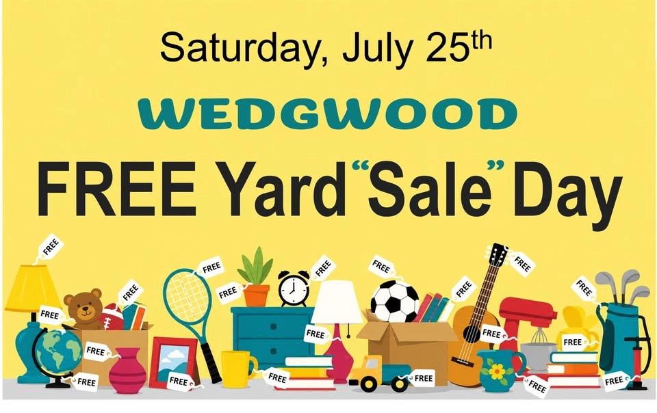 Wedgwood FREE Yard Sale Day 2026