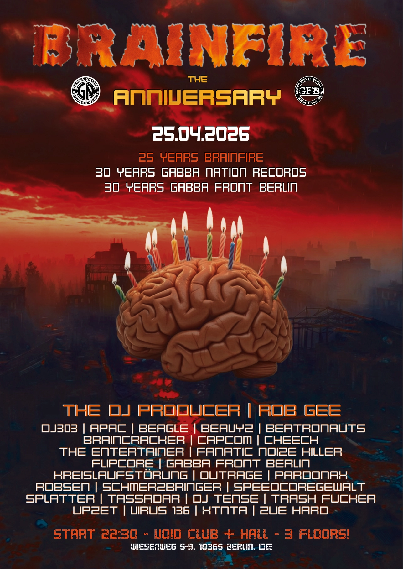 BRAINFIRE -THE ANNIVERSARY-