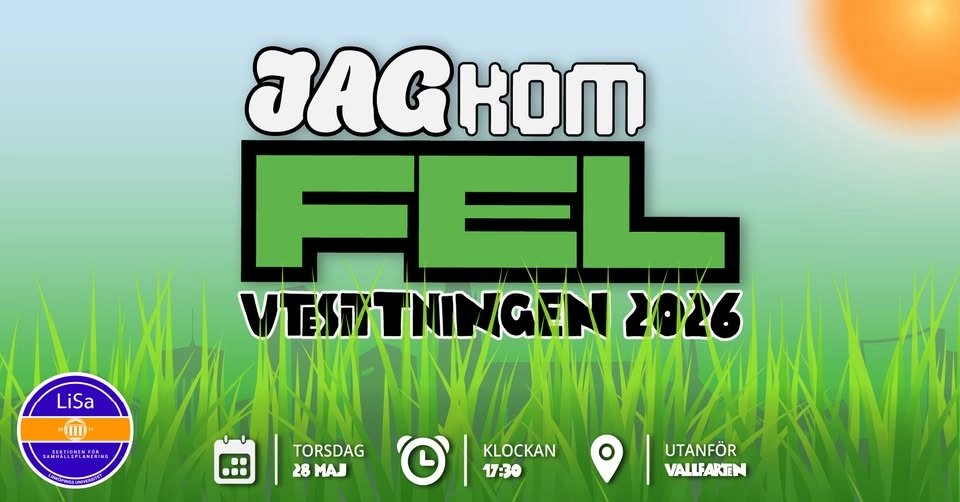 Utomhussittningen 2026 - Jag kom fel!