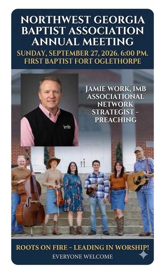 Northwest Georgia Baptist Association Annual Meeting
