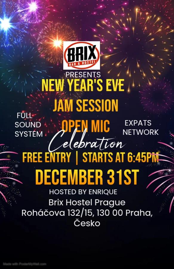 New Years eve Brix Jam session, open mic and networking🎅🎉