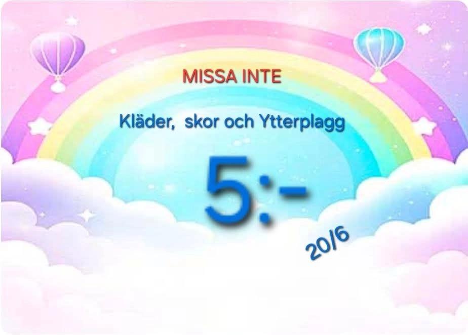 STORLEK/KÖN SORTERAT Barnloppis