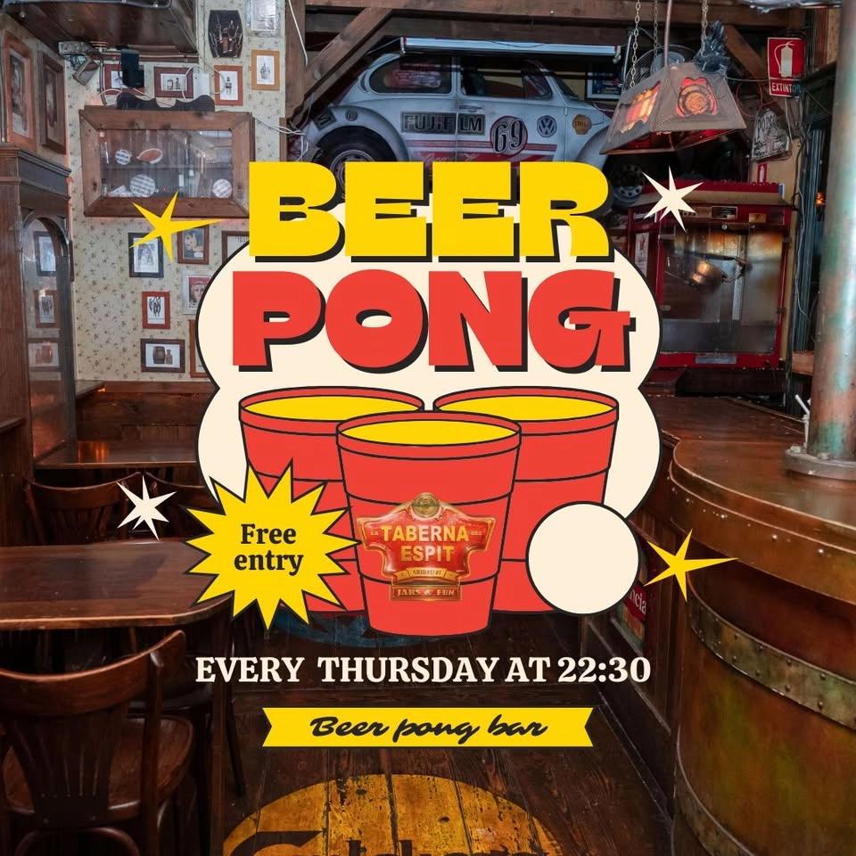 🌍 Make New Friends in Barcelona (Beerpong Tournament)