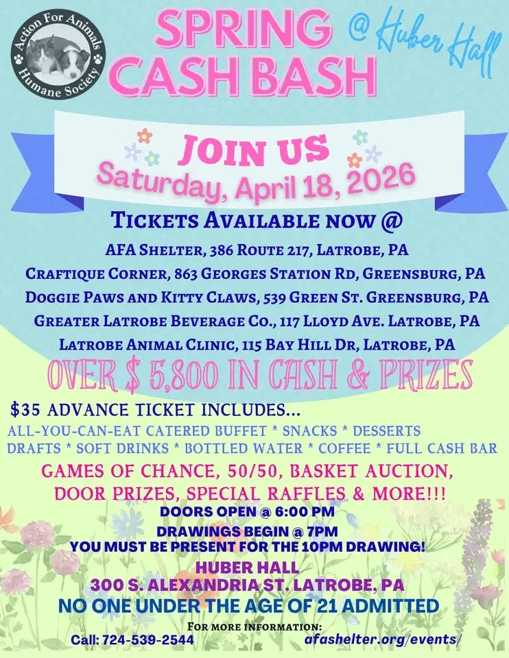 Action For Animals Spring Cash Bash