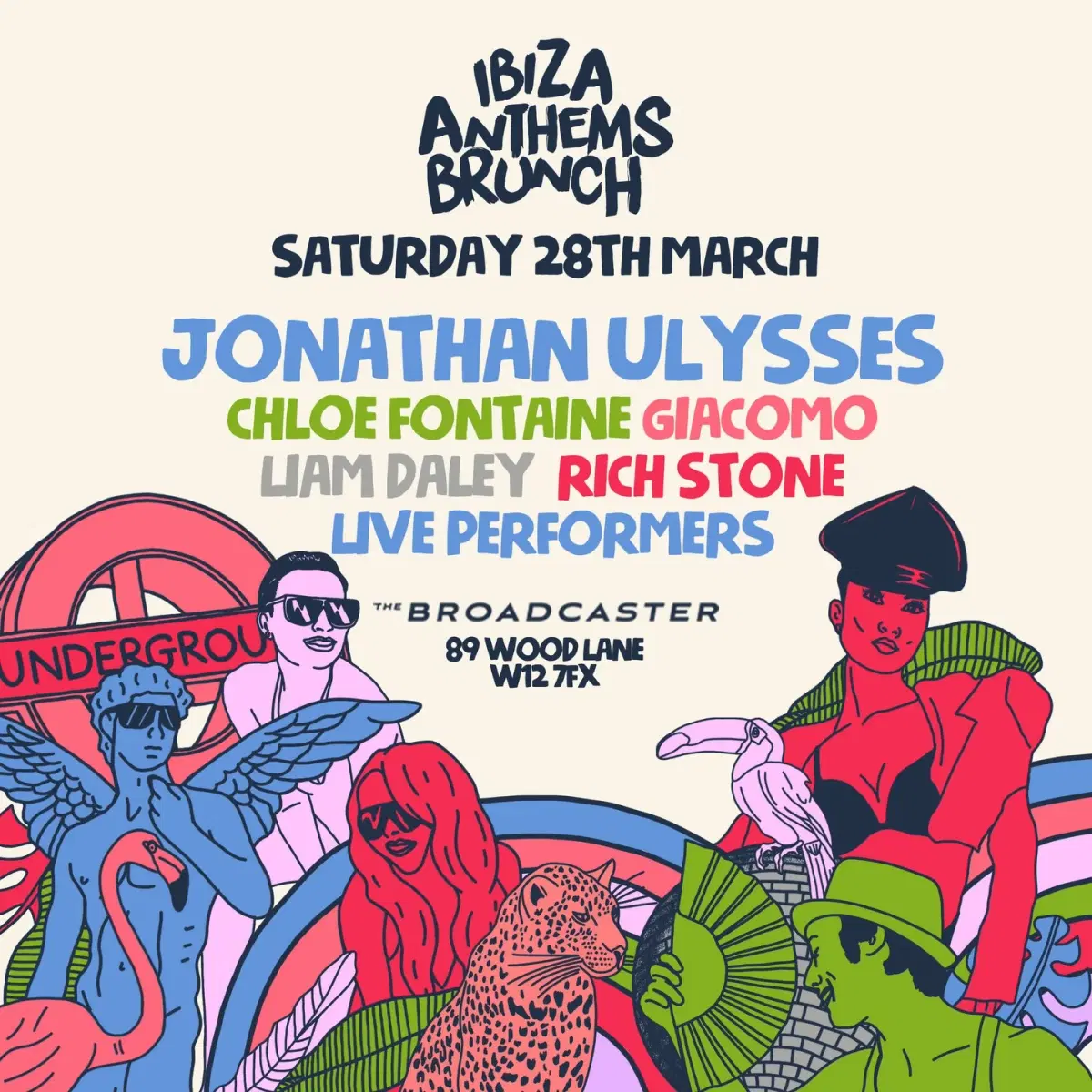 Ibiza Anthems Brunch Rooftop Party