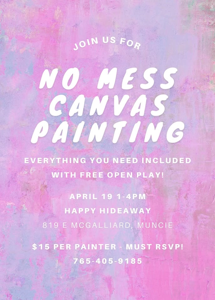 No mess Canvas Painting! All AGES!