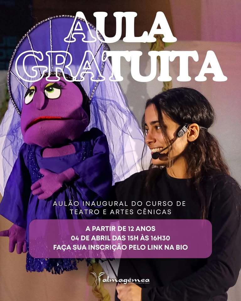 Aula Inaugural Gratuita de Teatro na AlmagĂȘmeađ