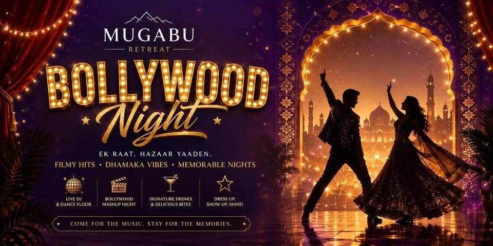 🎬 Mugabu Bollywood Night 2026 | Live DJ • Dinner • Dance • Corporate & Couples Night | Bengaluru
