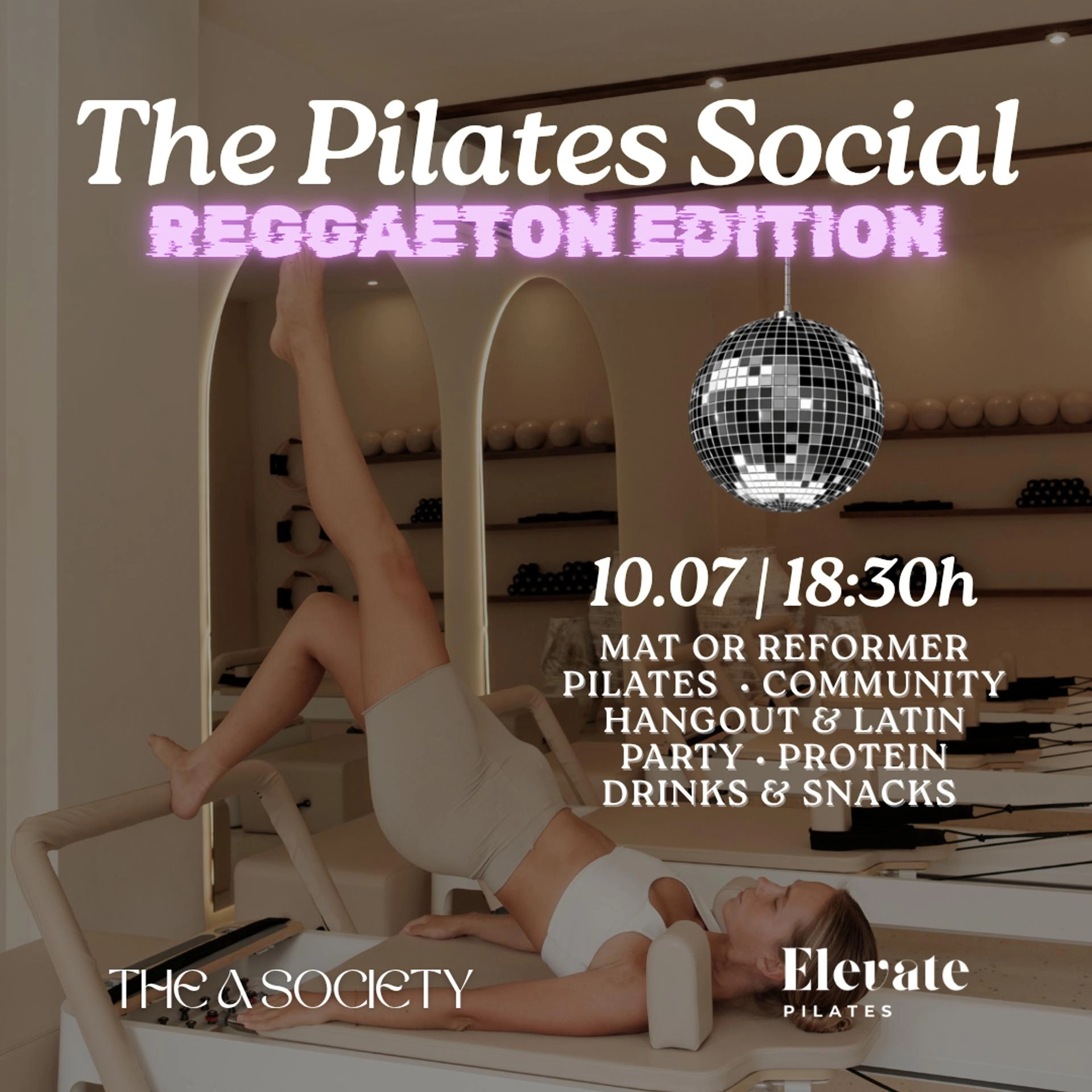 The Pilates Social: Reggaeton Edition - Elevate x The A Society (Vol. 2)