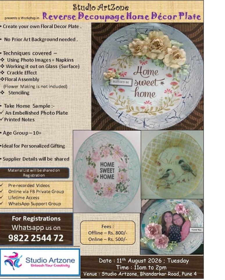 Reverse Decoupage Workshop