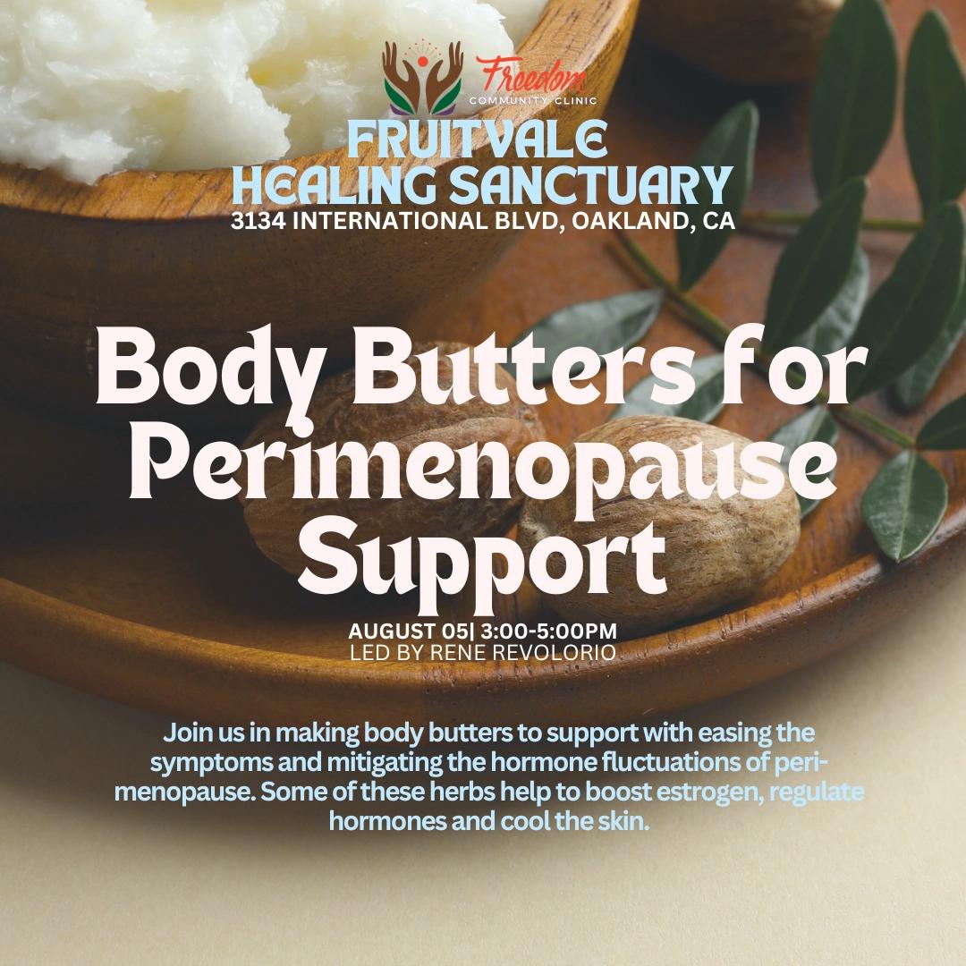 Body Butters for Perimenopause Support