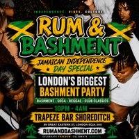 RUM & BASHMENT - Shoreditch's Biggest Jamaican Indepence Party