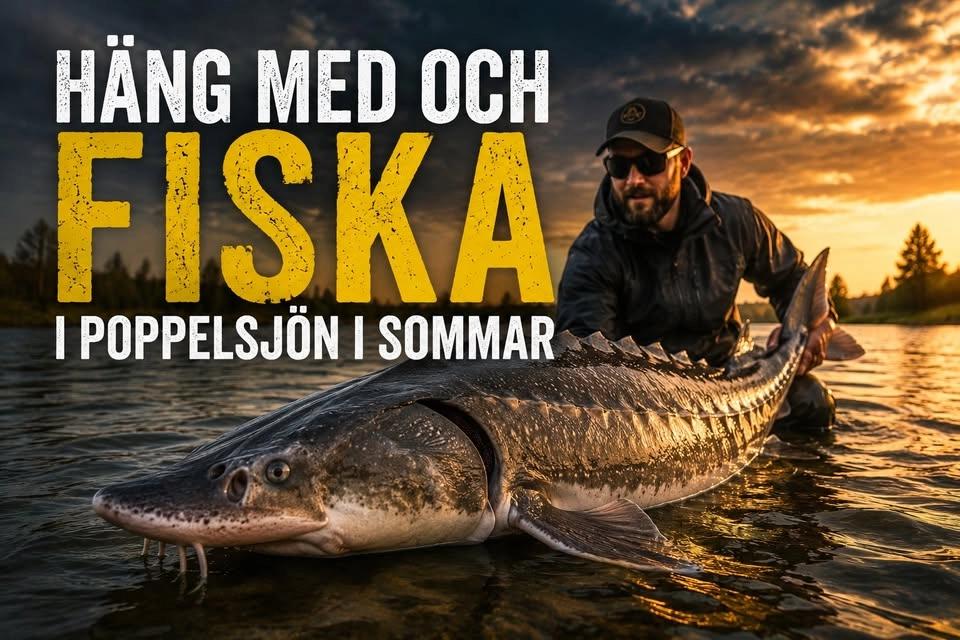 HÄNG MED OCH FISKA STÖR POPPELSJÖN (26/6-2026)