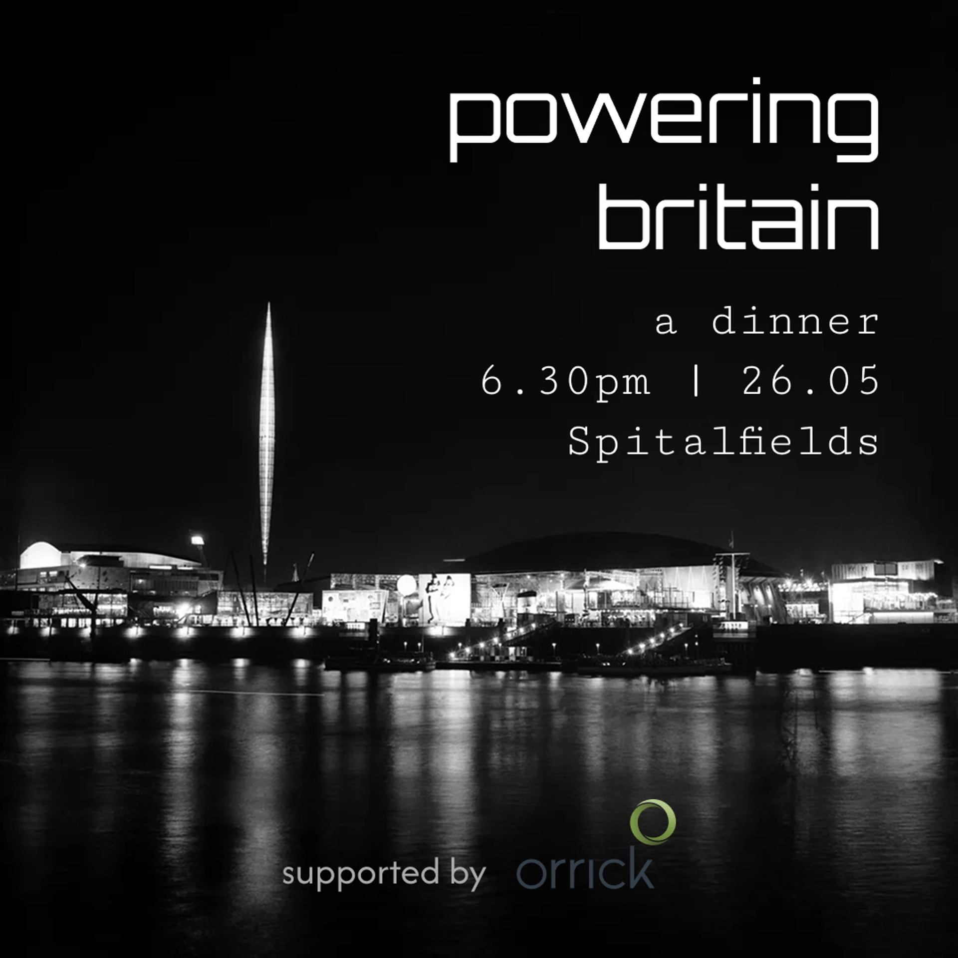Frontier Dinners: Powering Britain