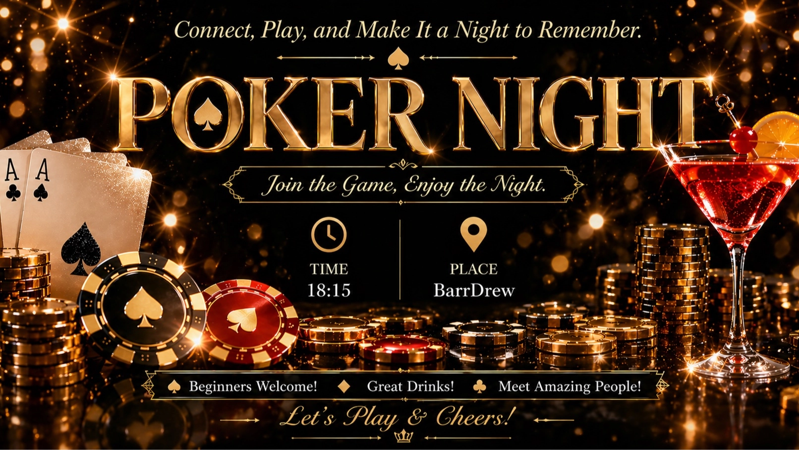 Poker Night at BarrDrew