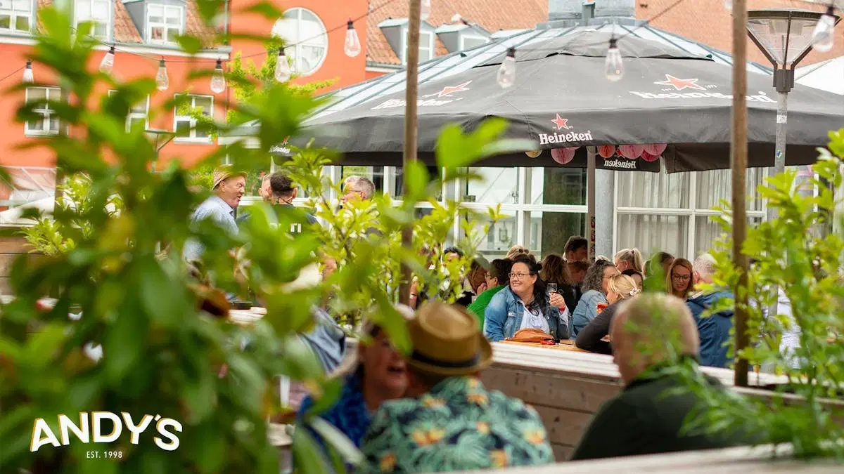 Roséfest på terrassen