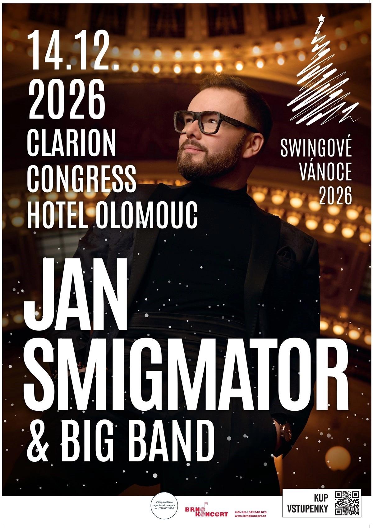 Swingové Vánoce 2026: Jan Smigmator & Big Band