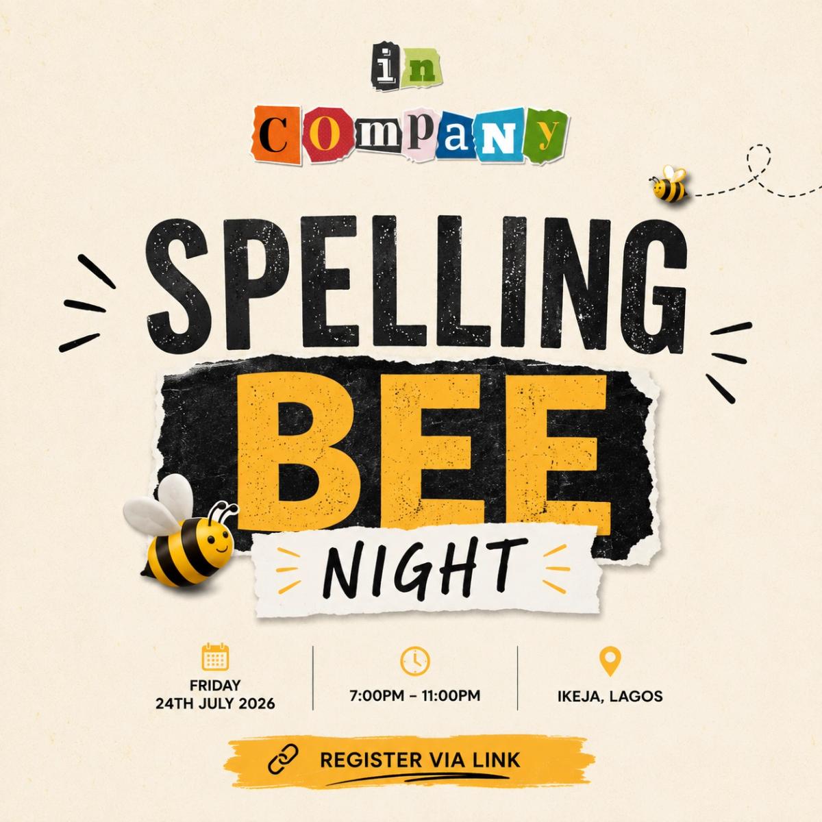 In Company: Spelling Bee Night