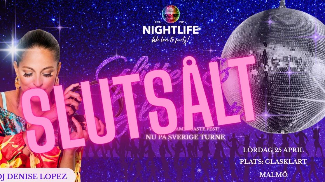Nightlife 40+ party på Glasklart