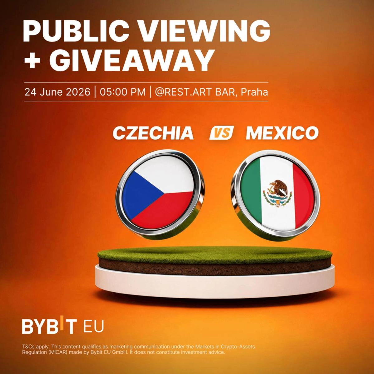 Bybit EU: Cesko - Mexico | Public Viewing @rest.art bar + Giveaway