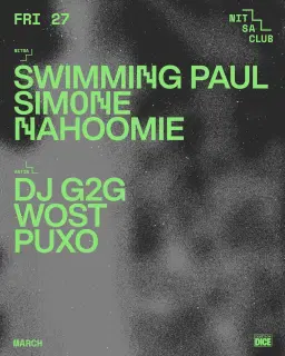 Swimming Paul · sim0ne · Nahoomie / dj g2g · WOST · Puxo