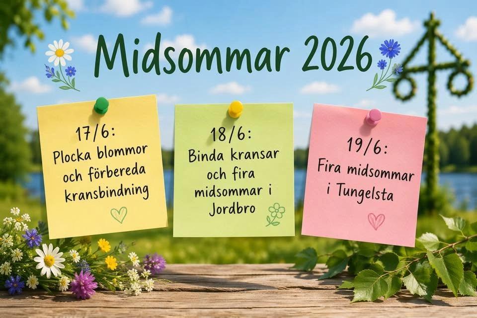 Midsommarfirande vid Tungelsta kyrka
