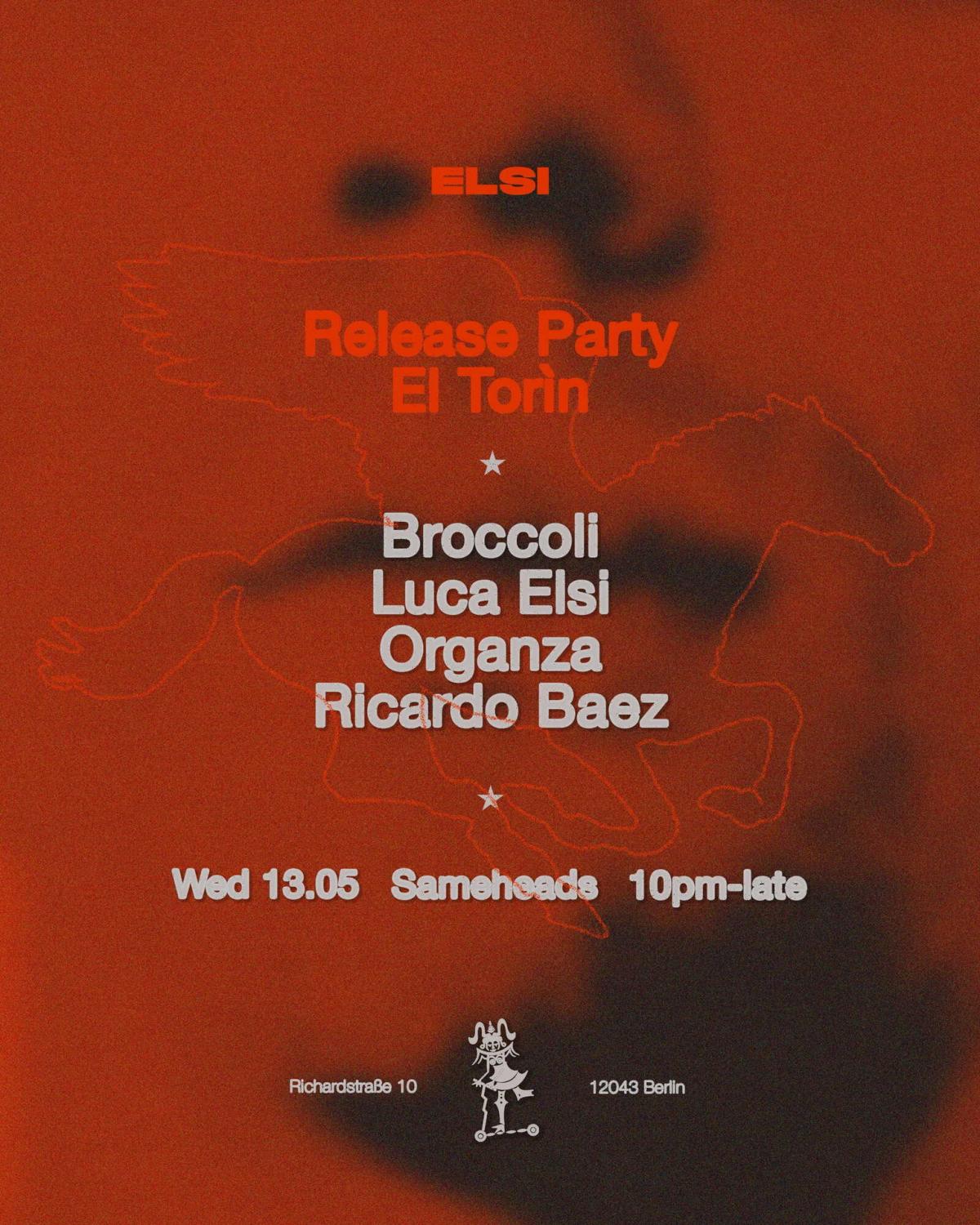 ELSI presents: EL TORÌN (RELEASE PARTY)
