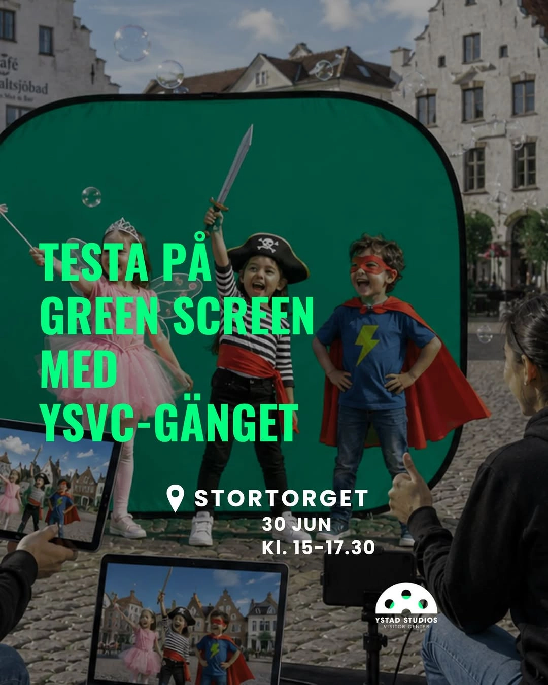 Testa på Green Screen med YSVC-Gänget