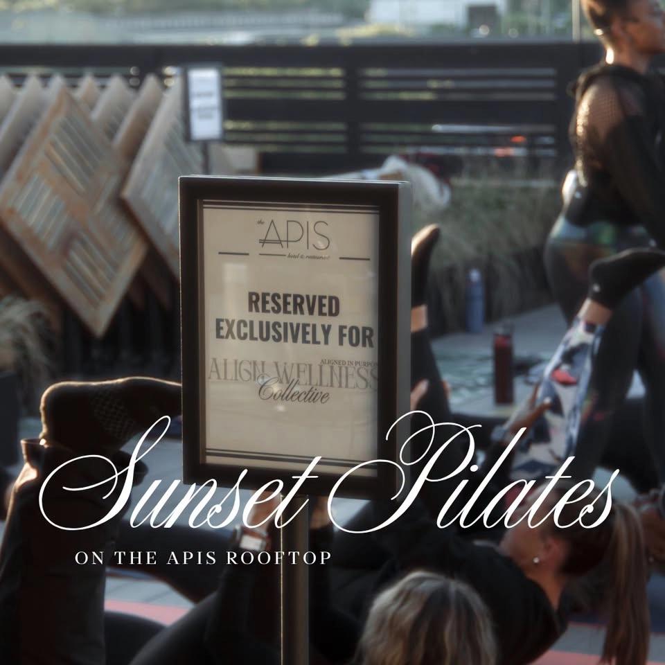 Sunset Pilates at The Apis
