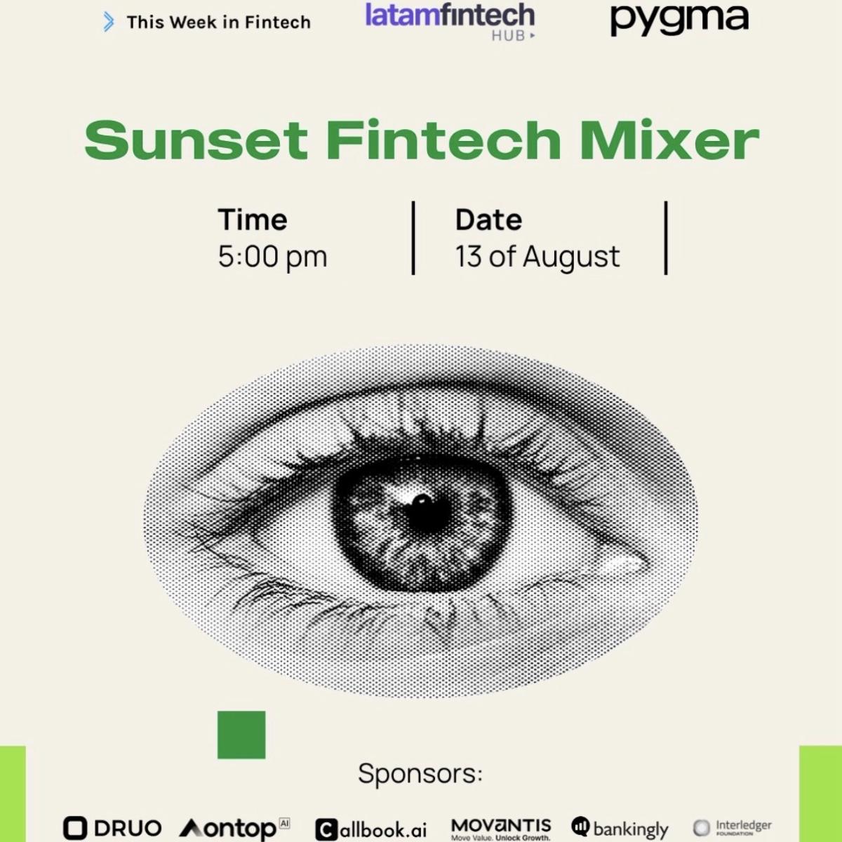 Sunset Fintech Mixer with Pygma LFH and TWIF