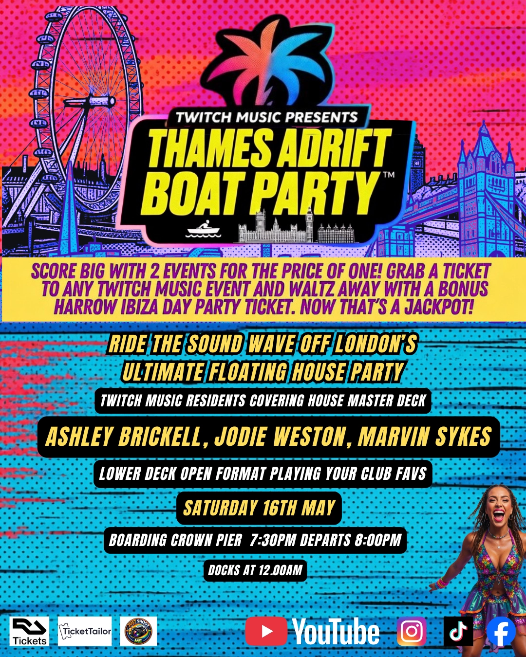 THAMES ADRIFT BOAT PARTY