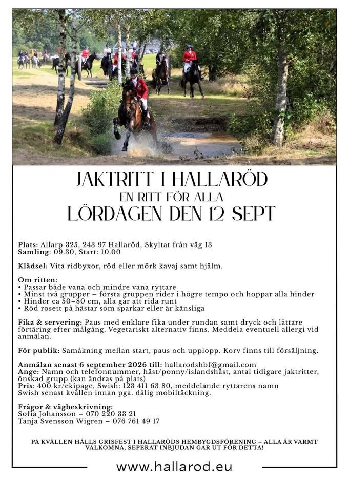 Hallaröds Jaktritt