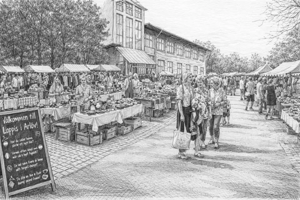 🌸 SÄSONGSPREMIÄR: Loppis i Arlöv! 🌸