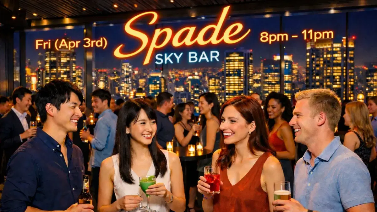 🥂 Ladies FREE Entry 🥂 : 🌆 Epic 41st Floor Sky Bar @ Spade 🌆