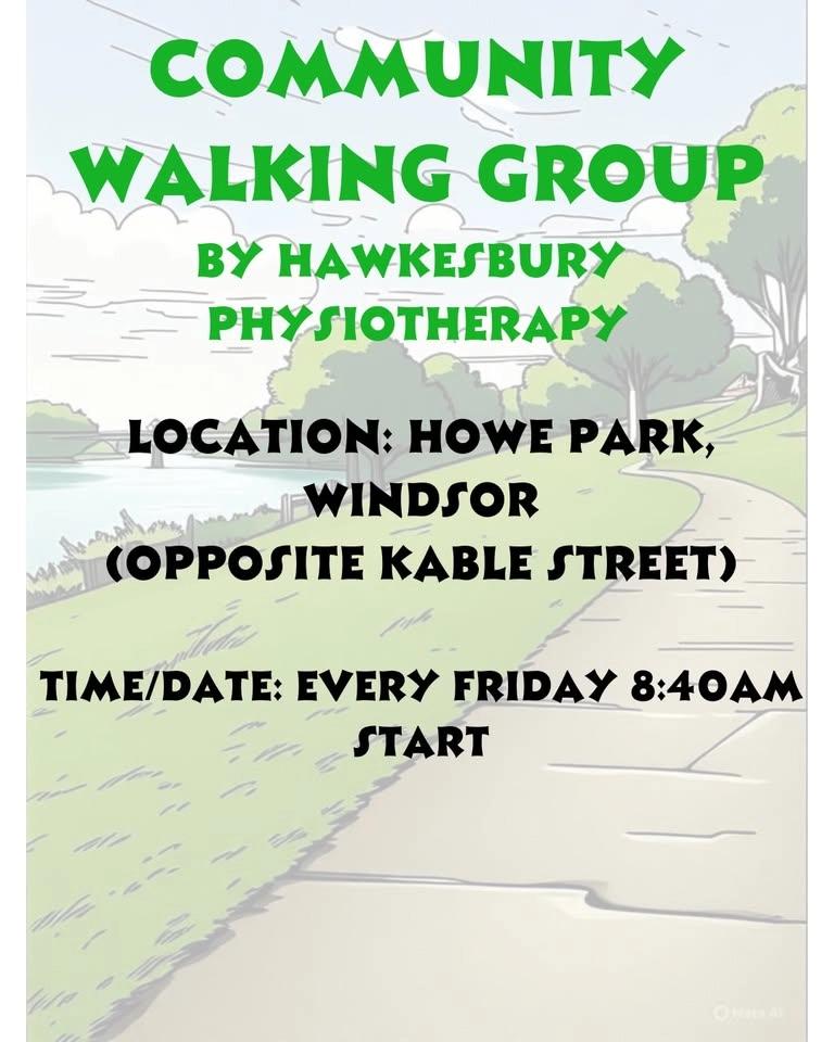 Community Wellbeing Walk by Hawkesbury Physiotherapy