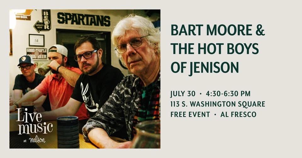 Live Music Thursdays at Nelson: Bart Moore & the Hot Boys of Jenison