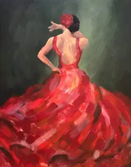 Flamenco Bailaora Painting Event