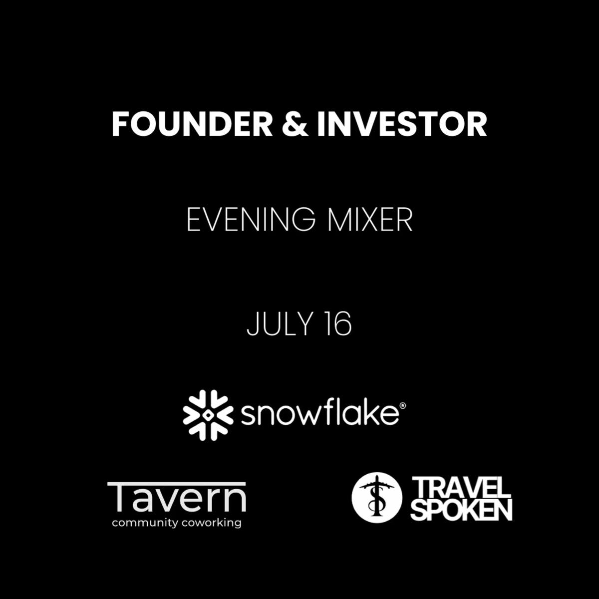 Founder & Investor Evening Mixer