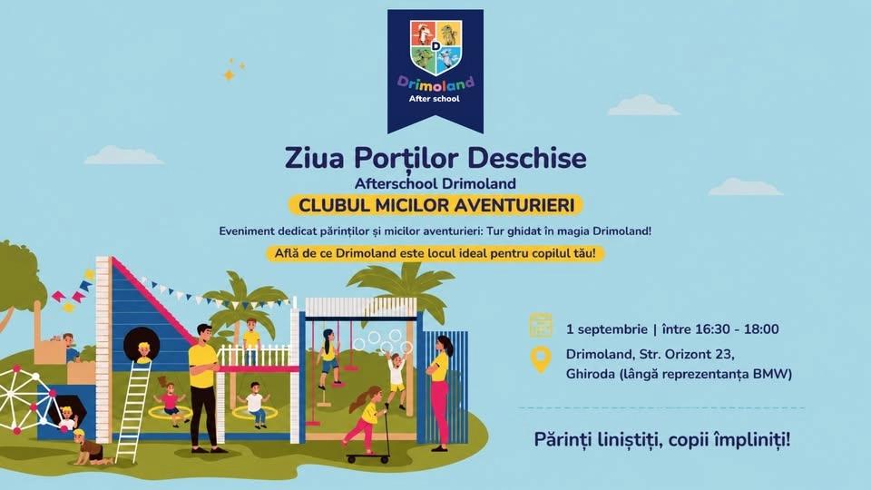 ZIUA PORȚILOR DESCHISE - AFTERSCHOOL Drimoland