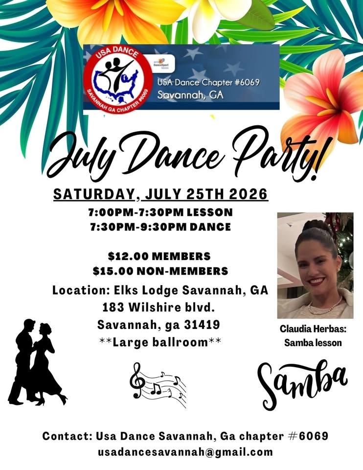 USADance July Dance Party! ๐ด ๐บ ๐ฅฅ ๐๏ธ