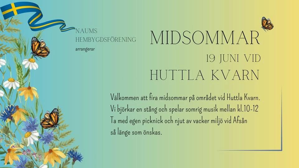 Midsommar vid Huttla Kvarn