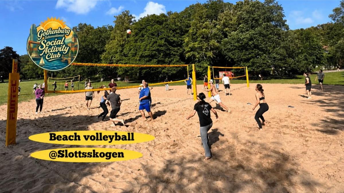 Beach volleyball Slottsskogen